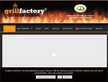 Tablet Screenshot of grillfactory.net